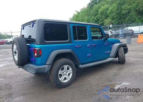 2020 Jeep Wrangler Unlimited Sport S 4X4 from USA, damaged, VIN 1C4HJXDG3LW323461